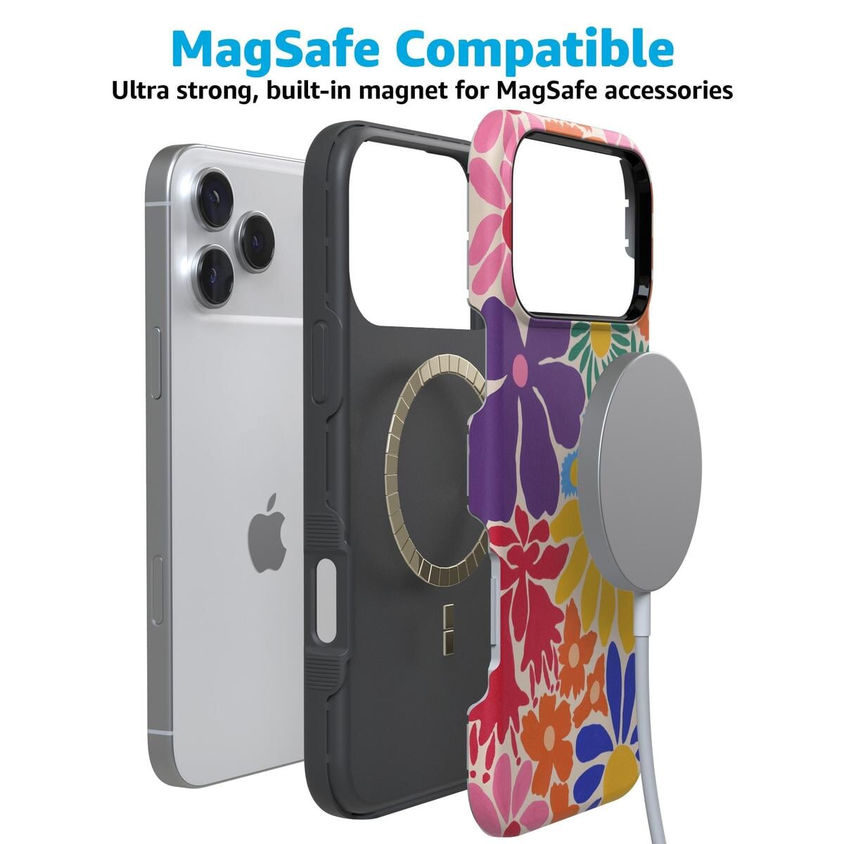 Flower Patch | Multi-Color Floral Case iPhone Case get.casely