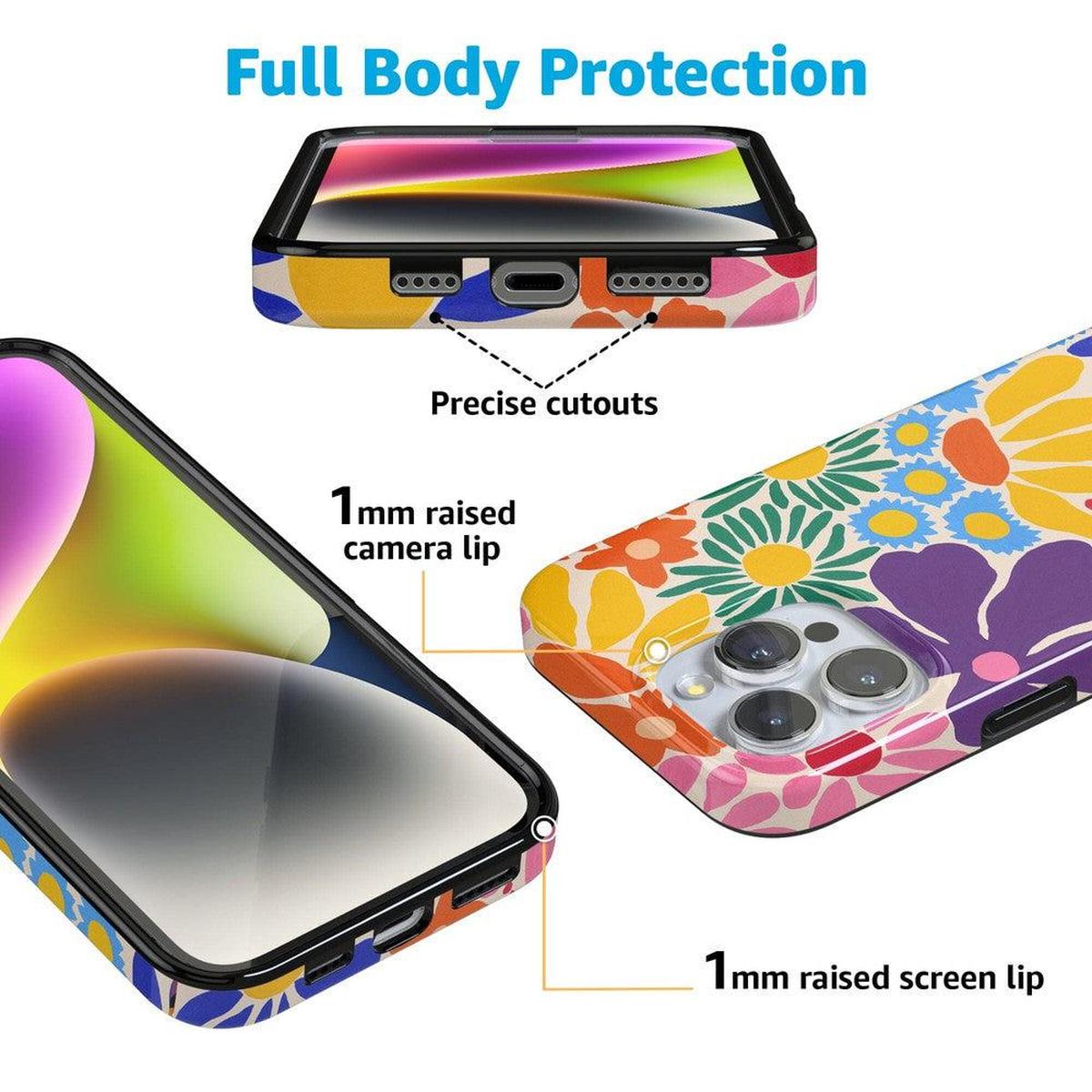 Flower Patch | Multi-Color Floral Case iPhone Case get.casely