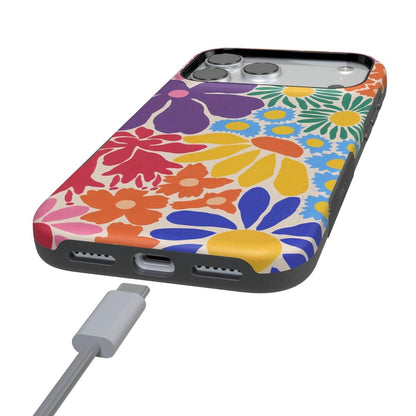 Flower Patch | Multi-Color Floral Case iPhone Case get.casely