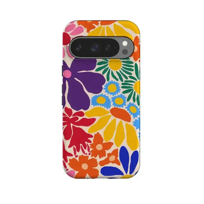 Flower Patch | Multi-Color Floral Google Pixel Case Google Pixel Case Casetry Essential + MagSafe® Google Pixel 10 Pro