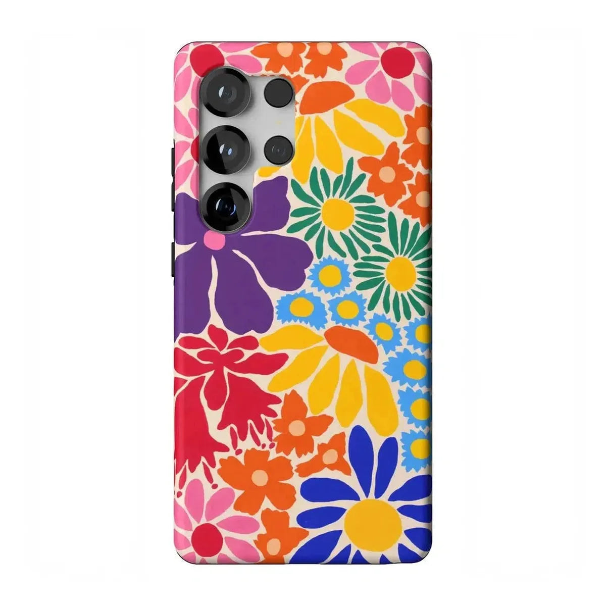 Flower Patch | Multi-Color Floral Samsung Case Samsung Case Casetry Essential + MagSafe® Galaxy S25 Ultra