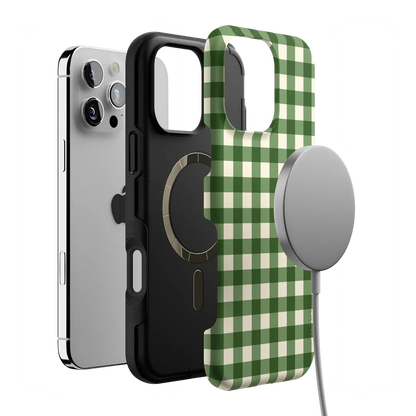 Checked Twice | Green Plaid Case