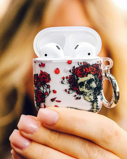 Forever Grateful | Grateful Dead Skeleton Floral AirPods Case AirPods Case Grateful Dead