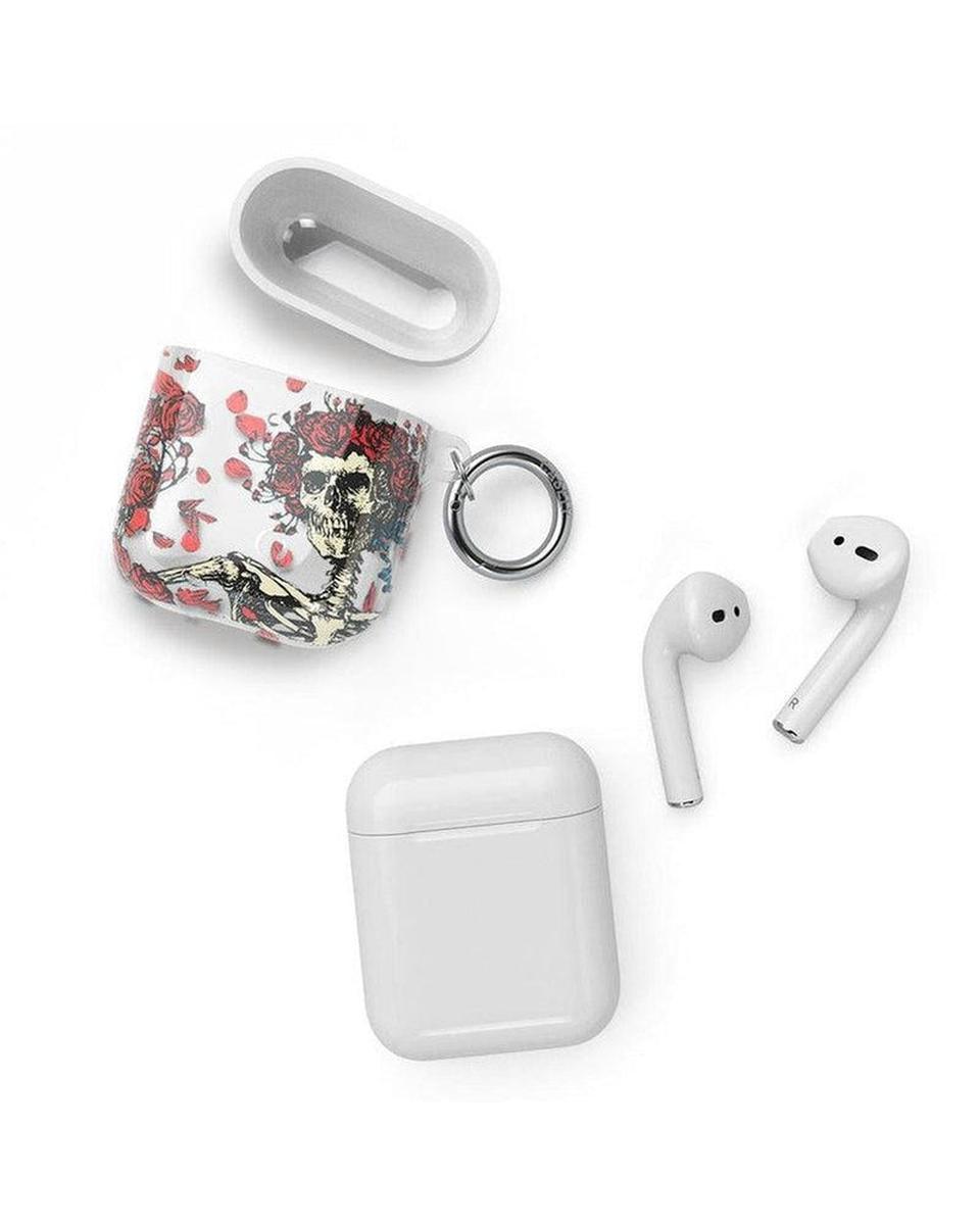 Forever Grateful | Grateful Dead Skeleton Floral AirPods Case AirPods Case Grateful Dead