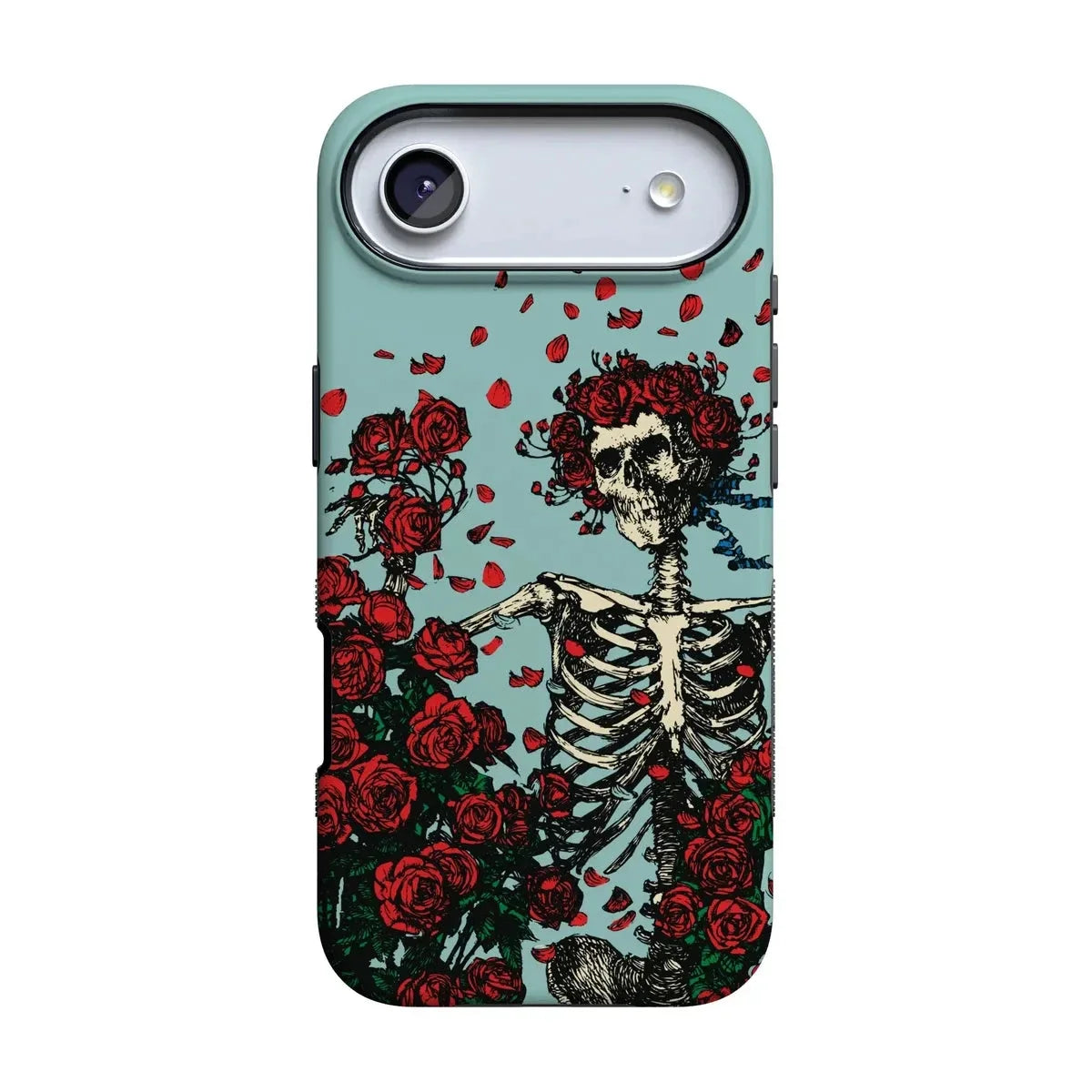 Forever Grateful | Grateful Dead Skeleton Floral Case iPhone Case Grateful Dead Bold Flex + MagSafe® iPhone 17 Air