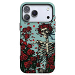 Forever Grateful | Grateful Dead Skeleton Floral Case iPhone Case Grateful Dead Bold Flex + MagSafe® iPhone 17 Pro Max