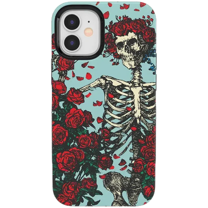 Forever Grateful | Grateful Dead Skeleton Floral Case iPhone Case Grateful Dead Bold iPhone 12