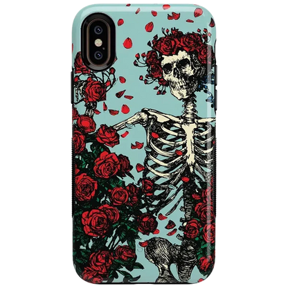 Forever Grateful | Grateful Dead Skeleton Floral Case iPhone Case Grateful Dead Bold iPhone XS Max