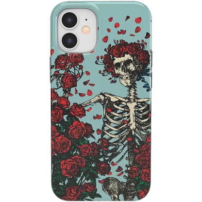 Forever Grateful | Grateful Dead Skeleton Floral Case iPhone Case Grateful Dead Classic iPhone 12