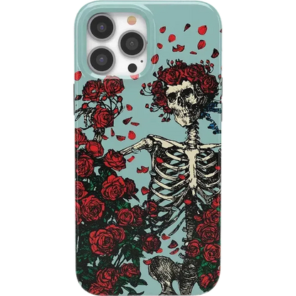 Forever Grateful | Grateful Dead Skeleton Floral Case iPhone Case Grateful Dead Classic + MagSafe® iPhone 13 Pro Max