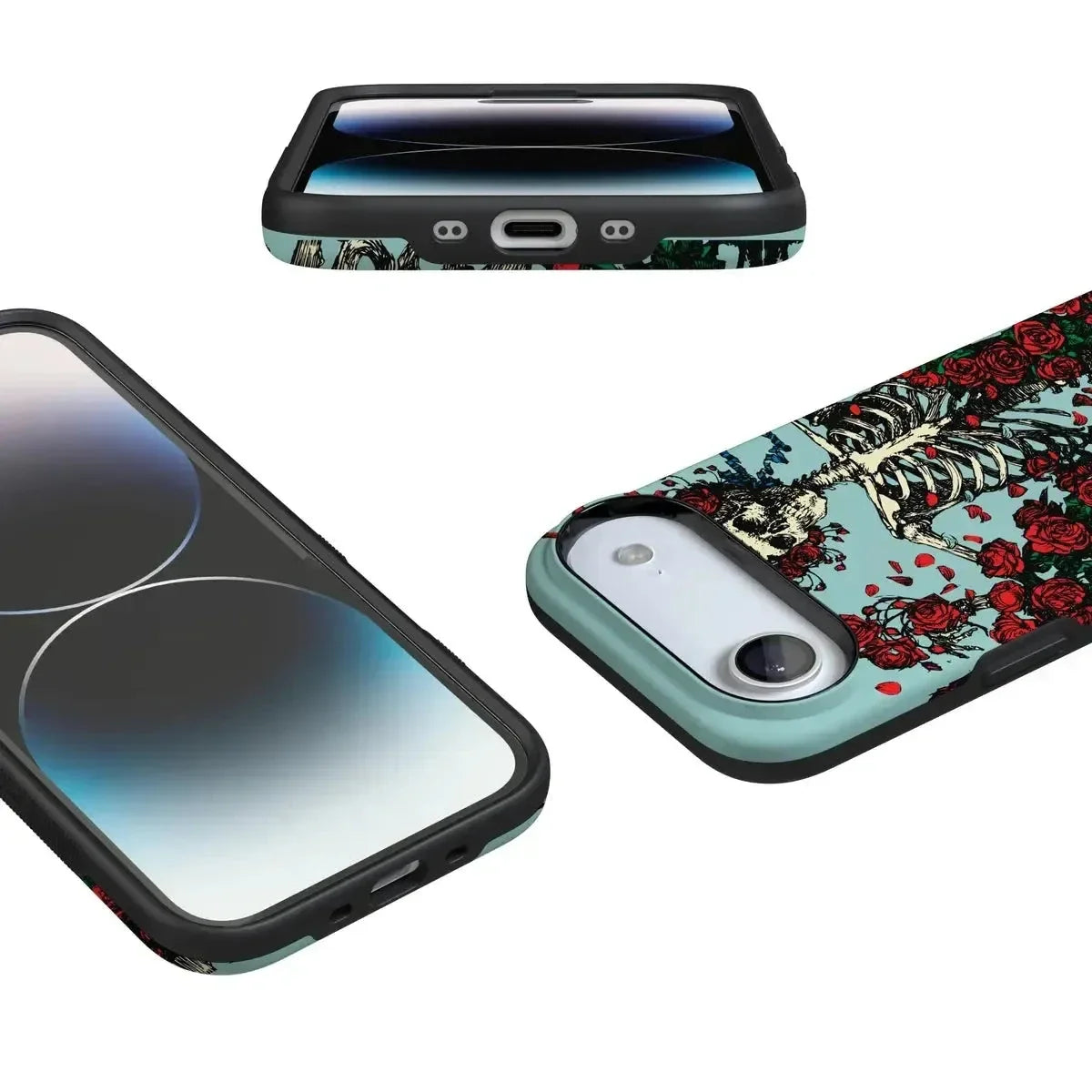 Forever Grateful | Grateful Dead Skeleton Floral Case iPhone Case Grateful Dead