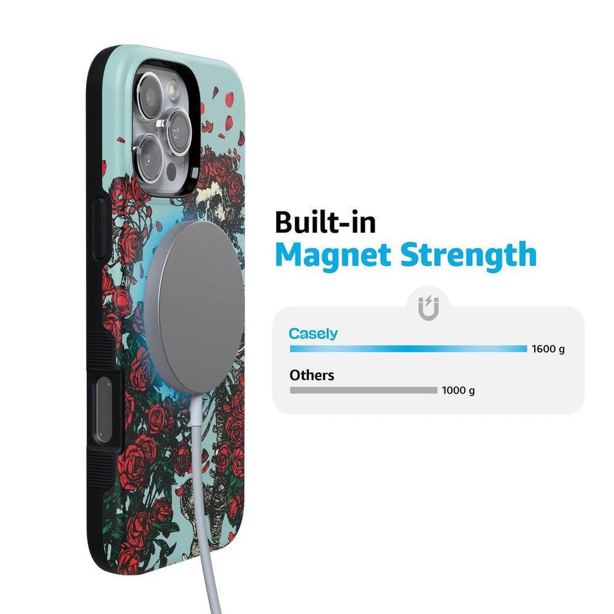 Forever Grateful | Grateful Dead Skeleton Floral Case iPhone Case Grateful Dead