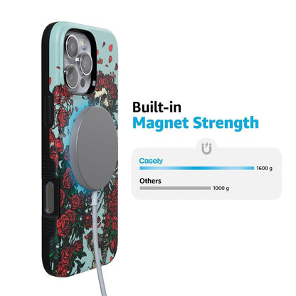 Forever Grateful | Grateful Dead Skeleton Floral Case iPhone Case Grateful Dead
