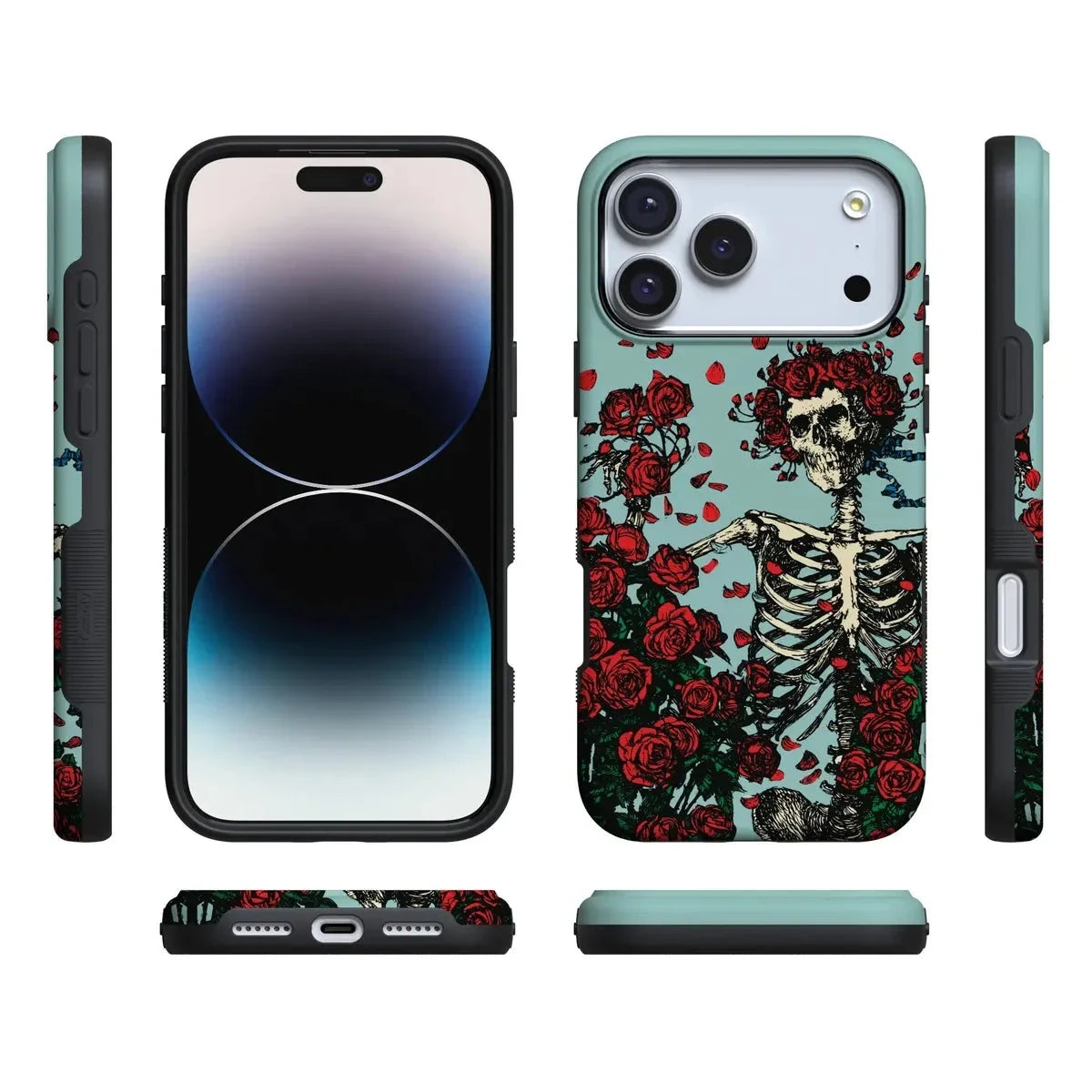 Forever Grateful | Grateful Dead Skeleton Floral Case iPhone Case Grateful Dead