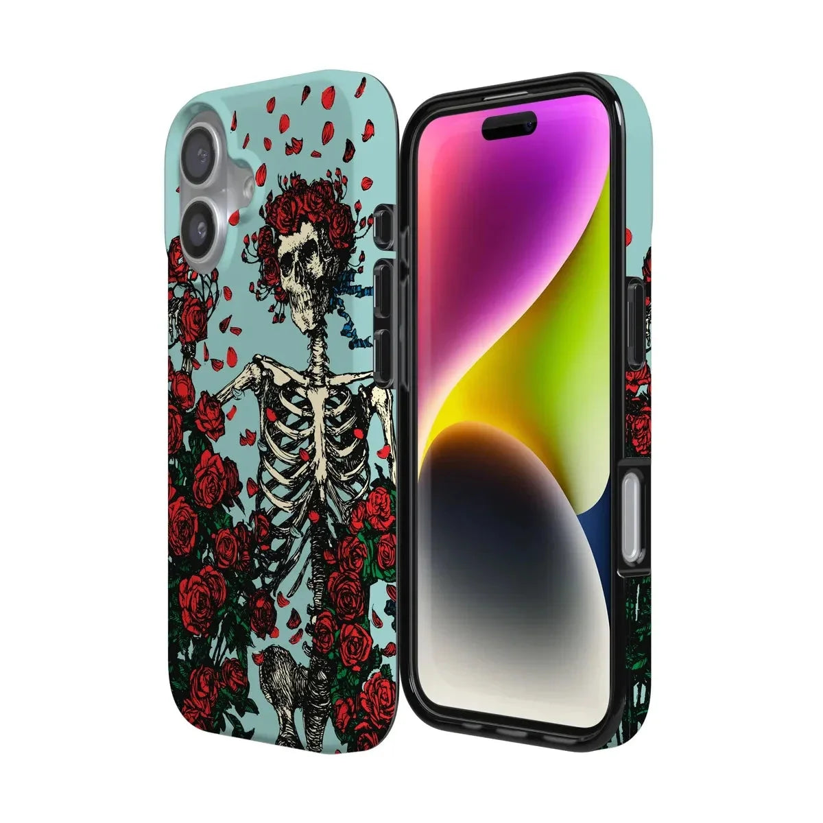 Forever Grateful | Grateful Dead Skeleton Floral Case iPhone Case Grateful Dead
