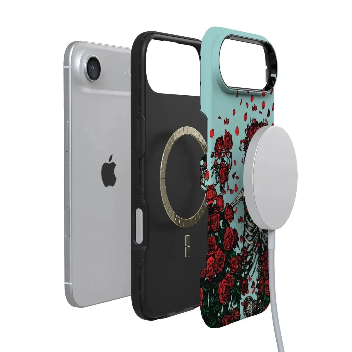 Forever Grateful | Grateful Dead Skeleton Floral Case iPhone Case Grateful Dead