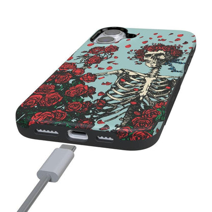 Forever Grateful | Grateful Dead Skeleton Floral Case iPhone Case Grateful Dead