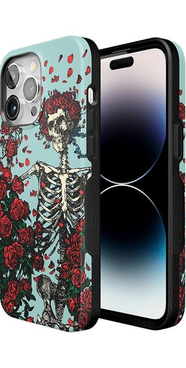 Forever Grateful | Grateful Dead Skeleton Floral Case iPhone Case Grateful Dead