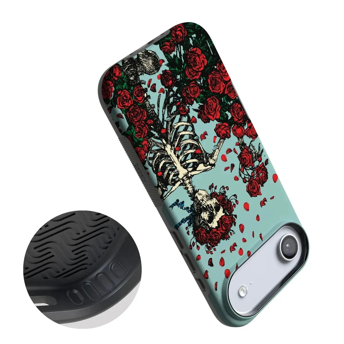 Forever Grateful | Grateful Dead Skeleton Floral Case iPhone Case Grateful Dead