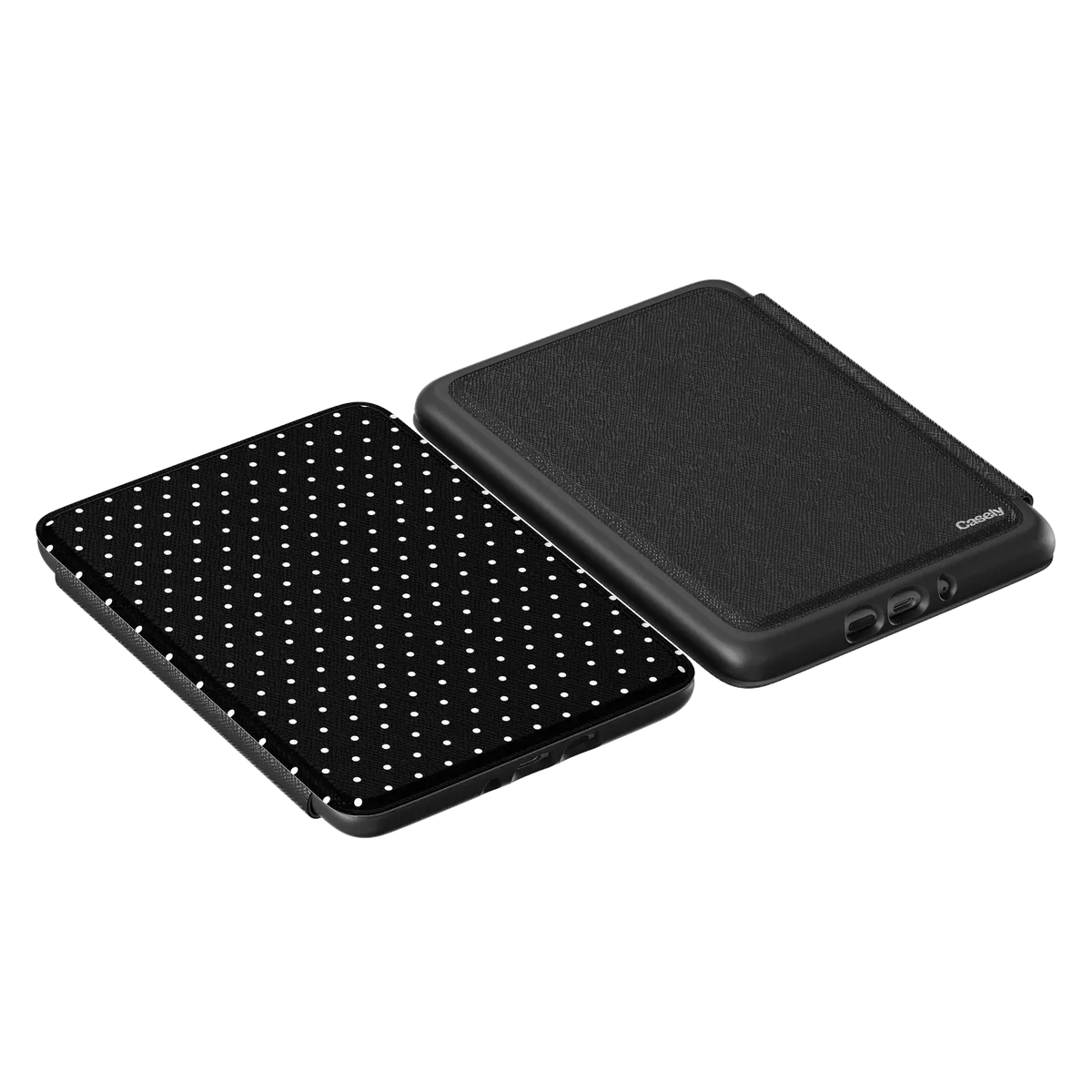 On the Dot | White Polka Dot Kindle Case