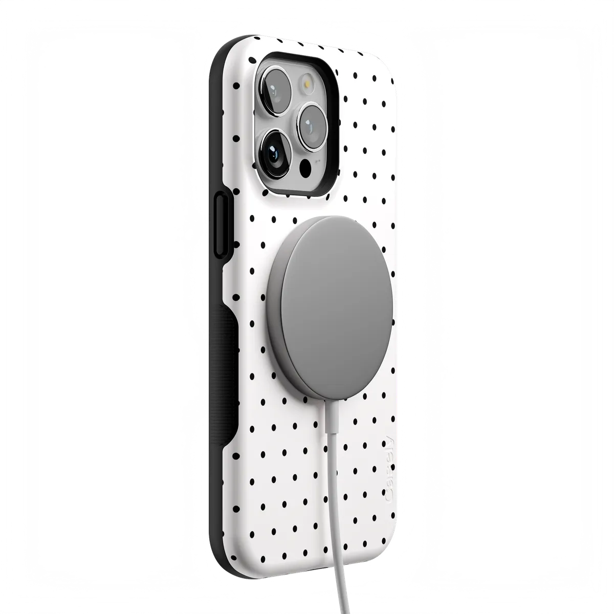 On the Dot | Black Polka Dot Case