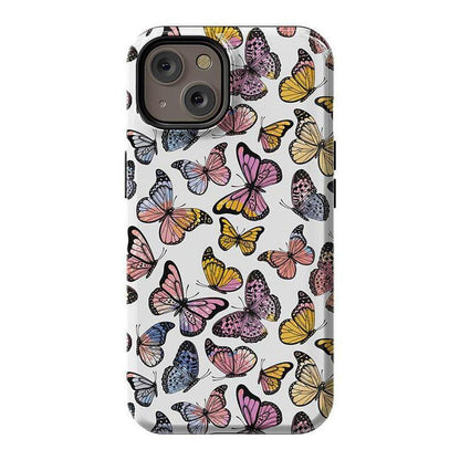 Free Spirit | Rainbow Butterfly Case iPhone Case get.casely Essential + MagSafe® iPhone 14