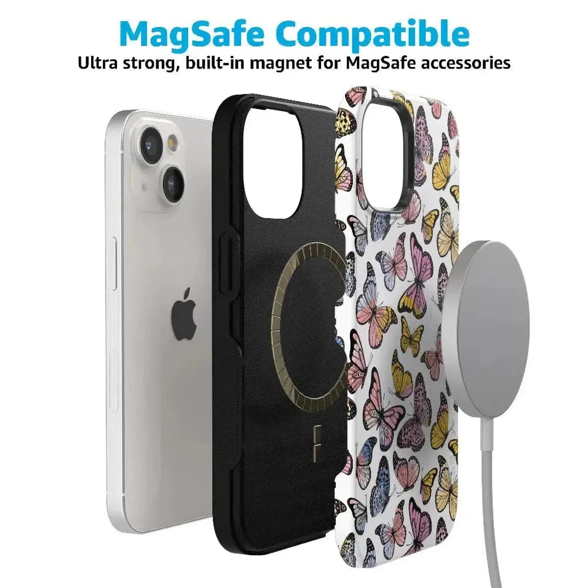 Free Spirit | Rainbow Butterfly Case iPhone Case get.casely