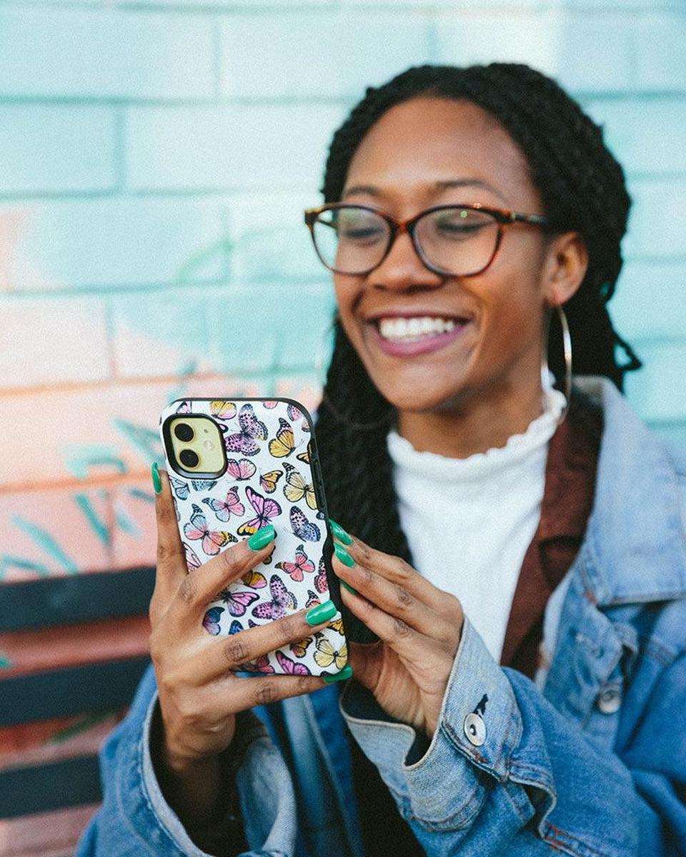 Free Spirit | Rainbow Butterfly Case iPhone Case get.casely