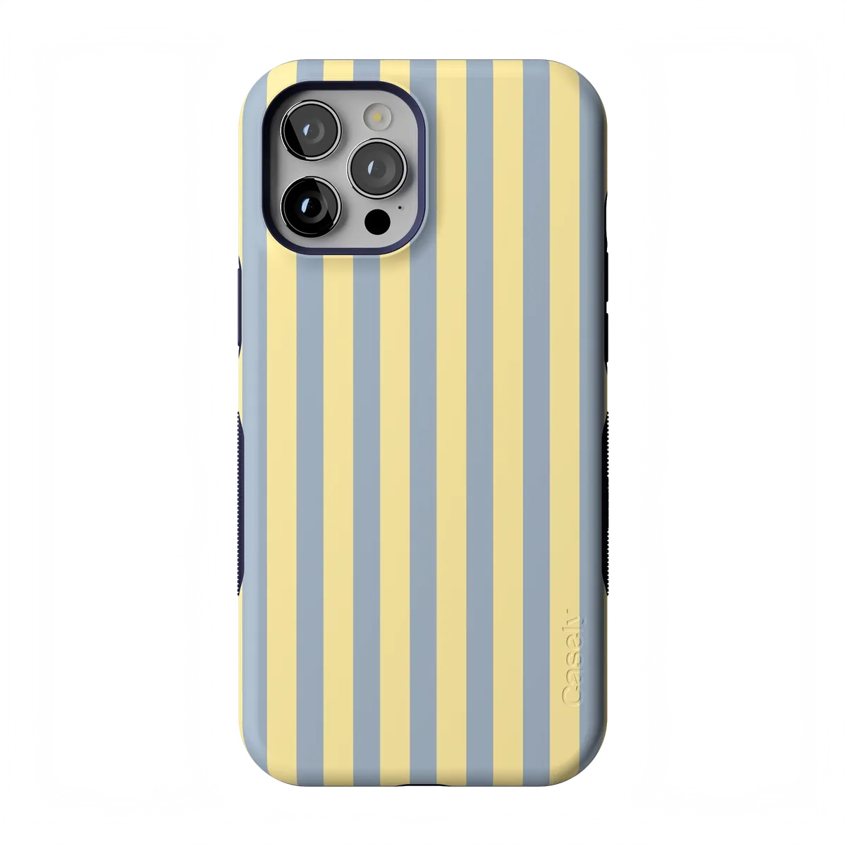 Coastline Stripes | Blue & Yellow Case - iPhone 12 Pro