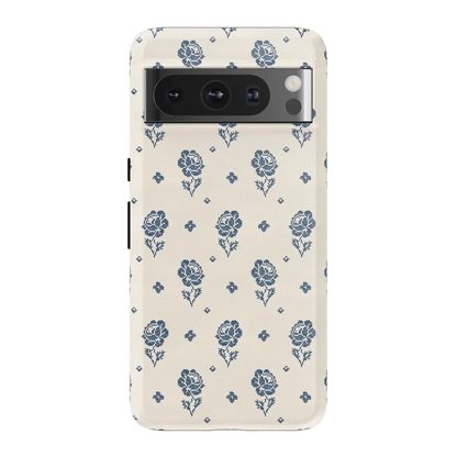 Seaside Stitch | Vintage Roses Case - Google Pixel 8 Pro
