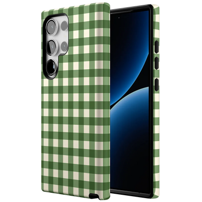 Checked Twice | Green Plaid Case