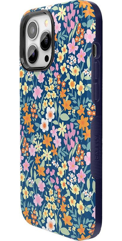 Full Bloom | Navy Floral Case iPhone Case get.casely
