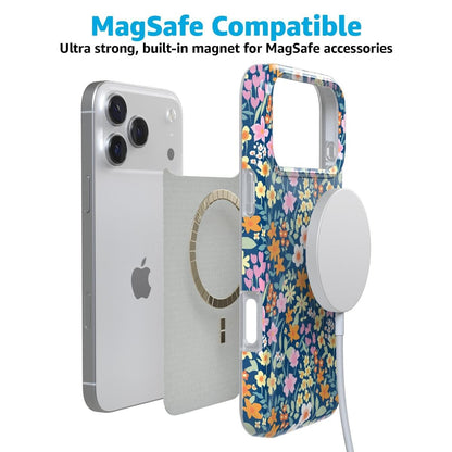 Full Bloom | Navy Floral Case iPhone Case get.casely