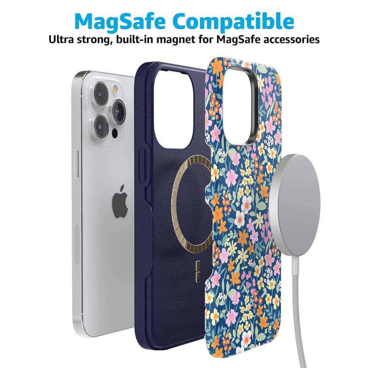Full Bloom | Navy Floral Case iPhone Case get.casely