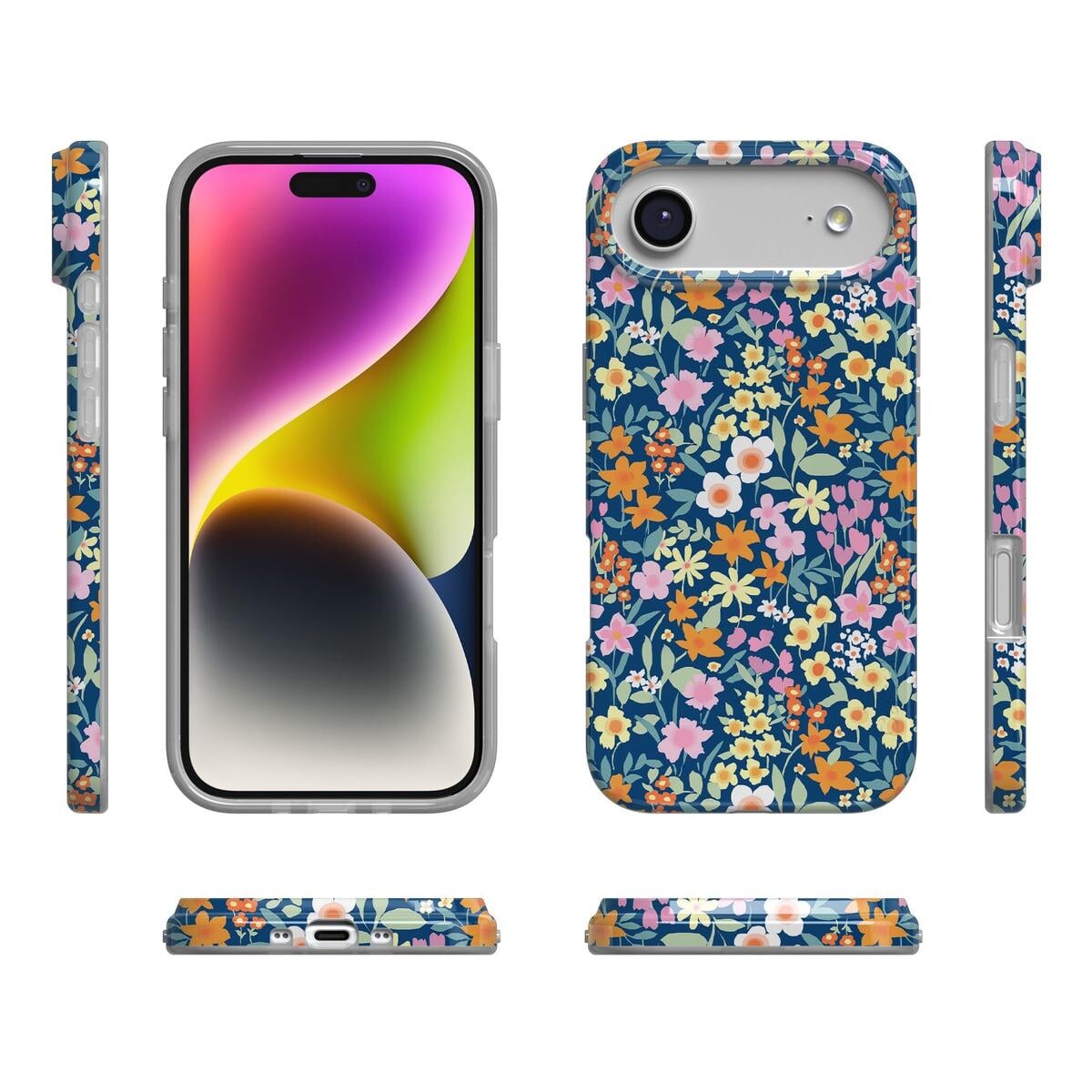 Full Bloom | Navy Floral Case iPhone Case get.casely