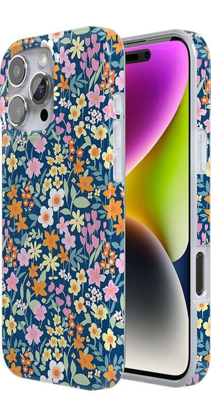 Full Bloom | Navy Floral Case iPhone Case get.casely