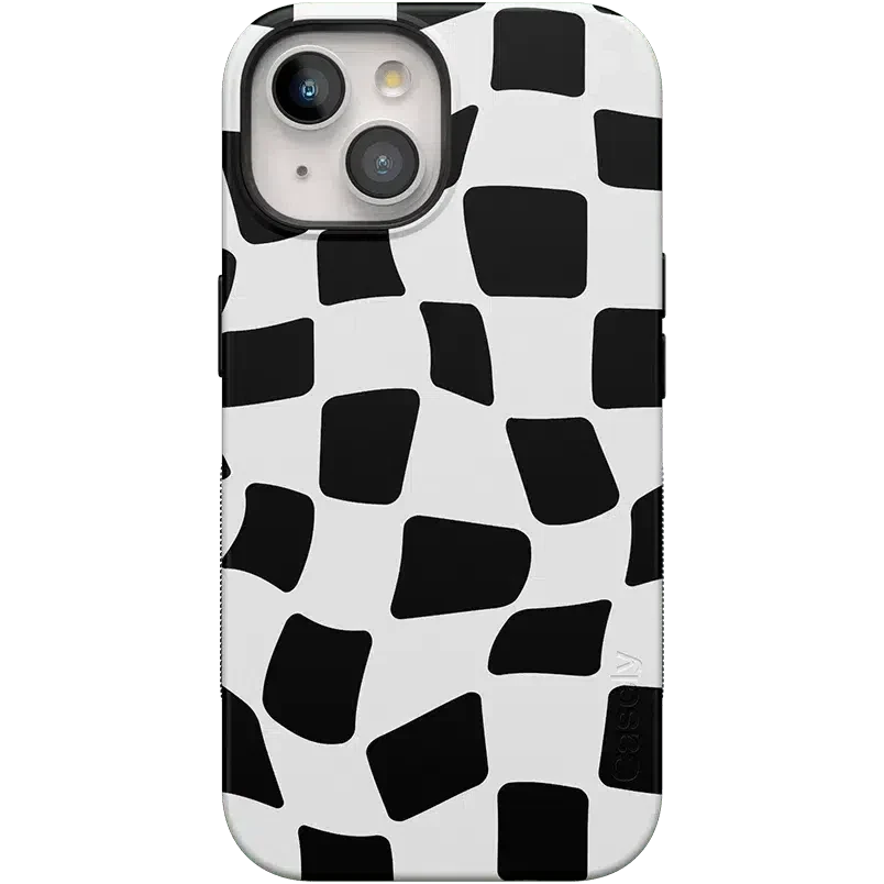 Funky Checkerboard | High Contrast Design Case Phone Case Casetry Bold Flex + MagSafe® iPhone 15 Plus