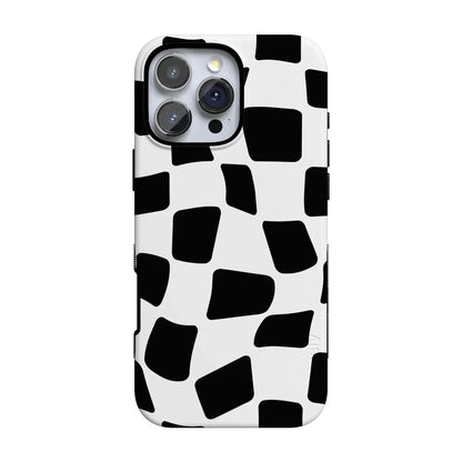 Funky Checkerboard | High Contrast Design Case Phone Case get.casely Bold Flex + MagSafe® iPhone 16 Pro Max