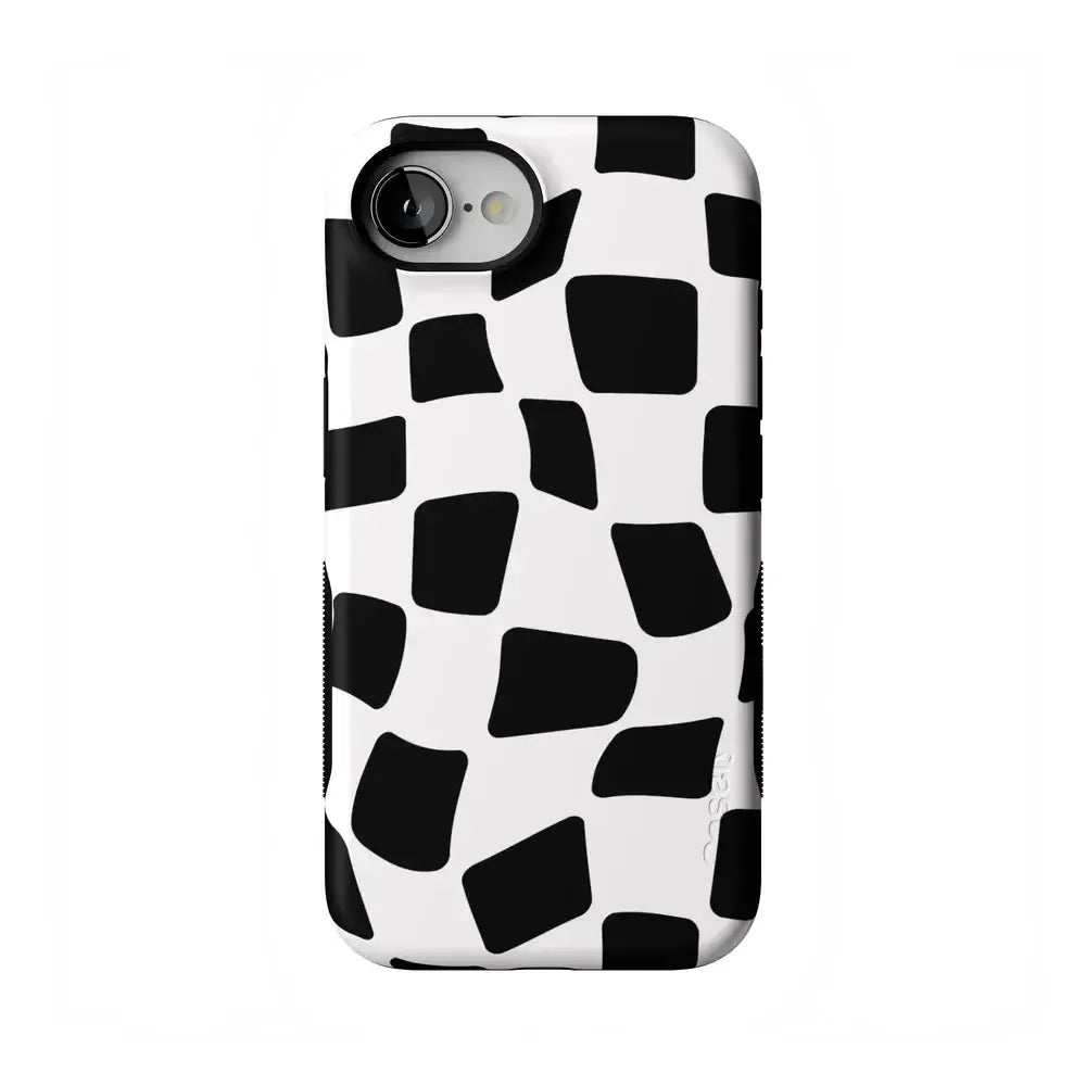 Funky Checkerboard | High Contrast Design Case Phone Case Casetry Bold Flex + MagSafe® iPhone 16e