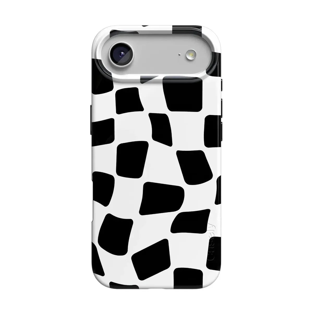 Funky Checkerboard | High Contrast Design Case Phone Case get.casely Classic + MagSafe® iPhone 17 Air