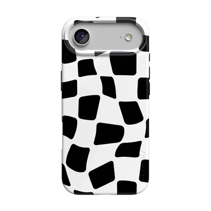 Funky Checkerboard | High Contrast Design Case Phone Case get.casely Classic + MagSafe® iPhone 17 Air