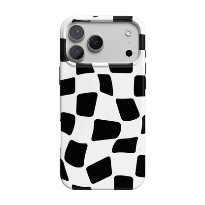 Funky Checkerboard | High Contrast Design Case Phone Case get.casely Classic + MagSafe® iPhone 17 Pro Max