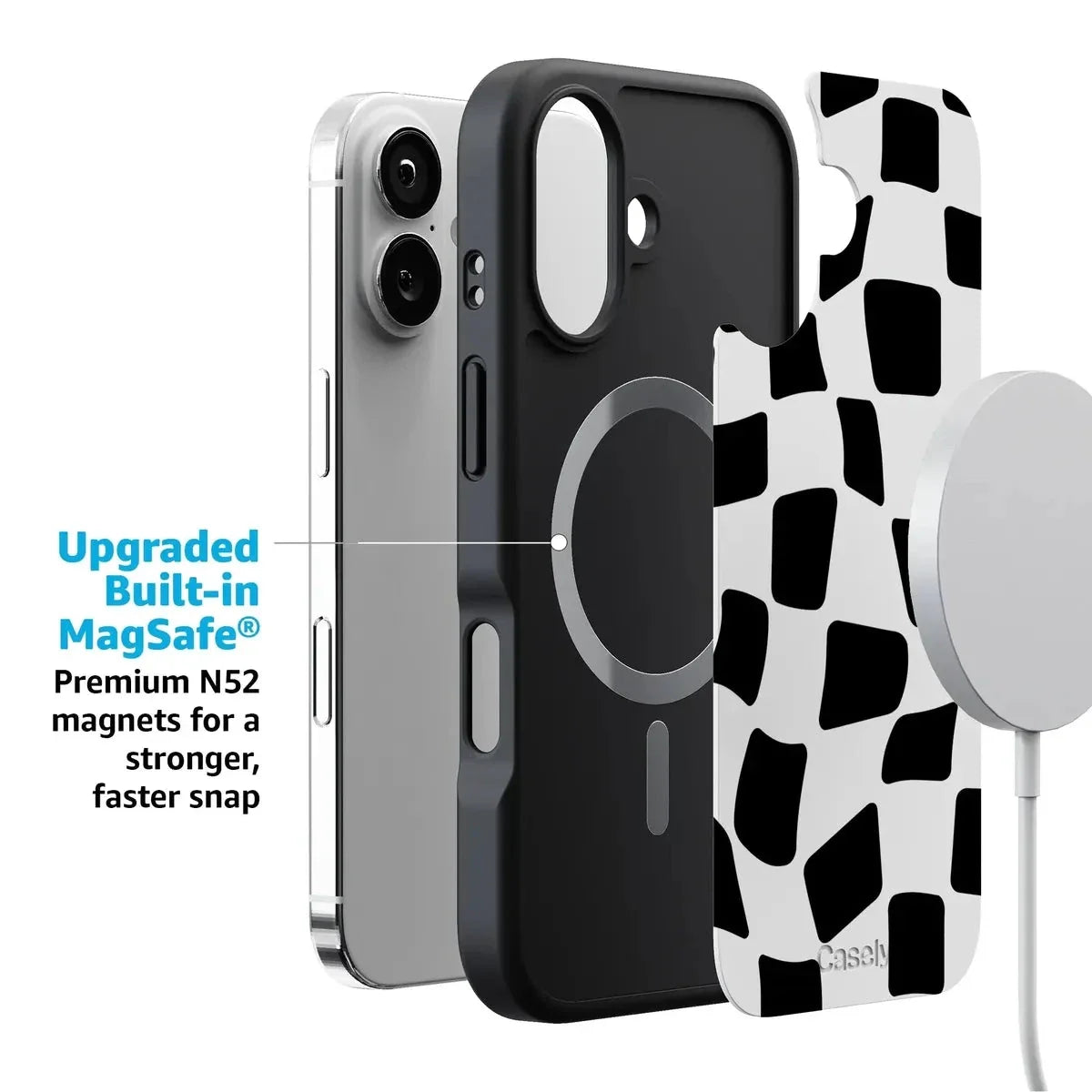 Funky Checkerboard | High Contrast Design Case Phone Case get.casely