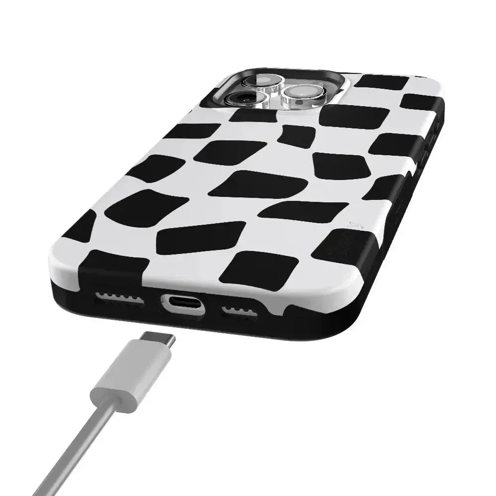 Funky Checkerboard | High Contrast Design Case Phone Case Casetry