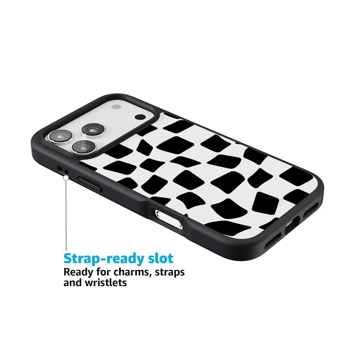 Funky Checkerboard | High Contrast Design Case Phone Case get.casely