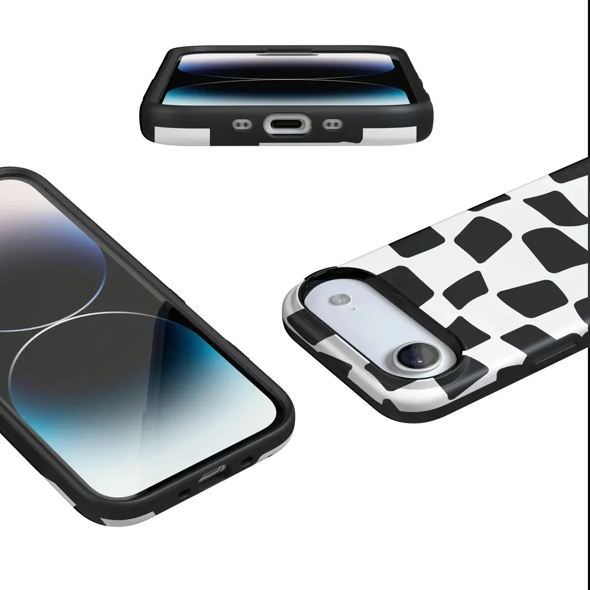 Funky Checkerboard | High Contrast Design Case Phone Case get.casely