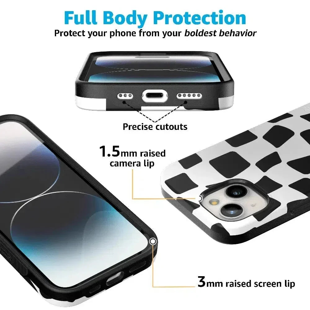 Funky Checkerboard | High Contrast Design Case Phone Case Casetry