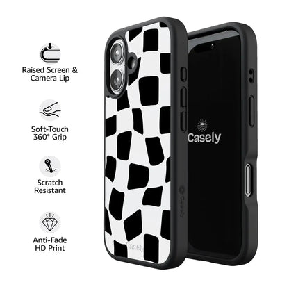 Funky Checkerboard | High Contrast Design Case Phone Case get.casely