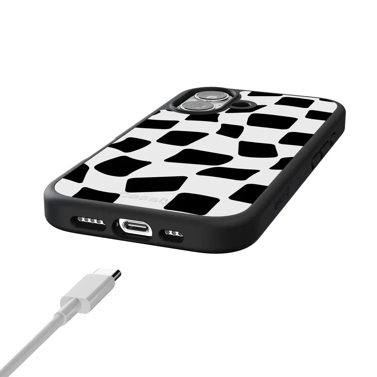 Funky Checkerboard | High Contrast Design Case Phone Case get.casely