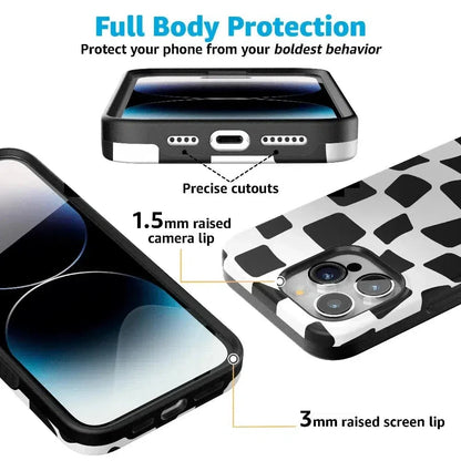Funky Checkerboard | High Contrast Design Case Phone Case Casetry